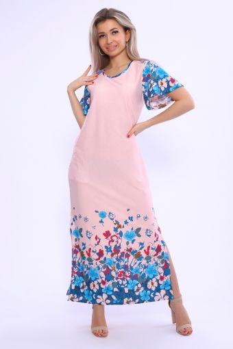 Платье 13158 (Розовый) - Модно-Трикотаж