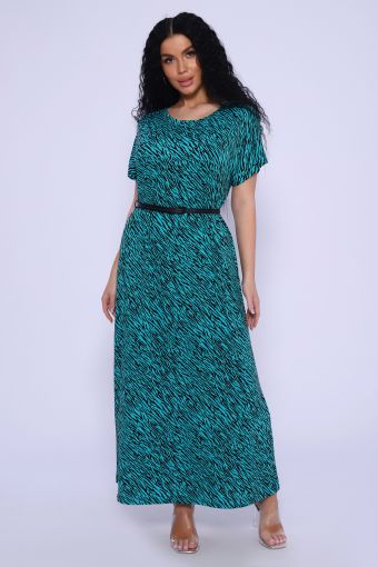 Платье 24670 (Бирюзовый) - Модно-Трикотаж