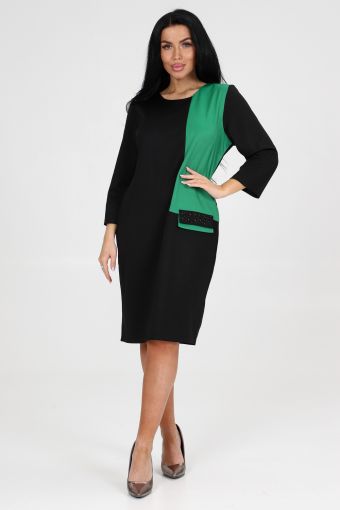 Платье женское 31800 (Зеленый) - Модно-Трикотаж