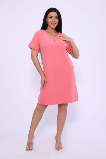 Платье 32725 (Коралловый) - Модно-Трикотаж