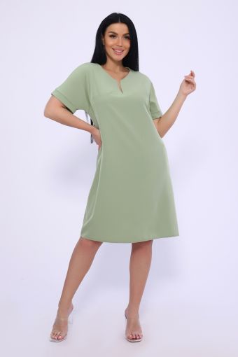 Платье 32725 (Зеленый) - Модно-Трикотаж