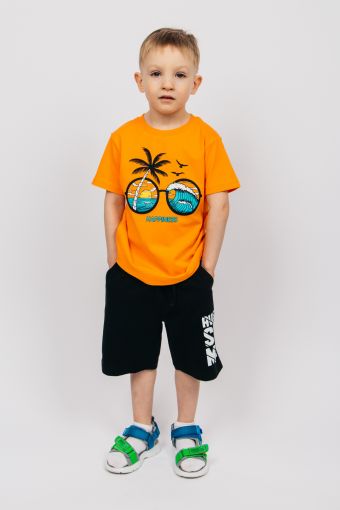 Футболка для мальчика 52360 (Оранжевый) - Модно-Трикотаж