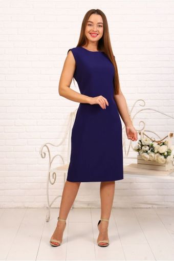 Платье П010 (Фиолетовый) - Модно-Трикотаж