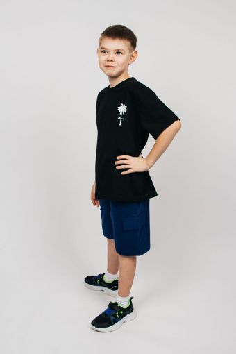 Футболка для мальчика 52365 (Черный) - Модно-Трикотаж