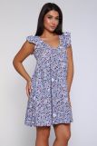 Платье 87505 (Серо-голубой) (Фото 1)
