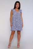 Платье 87505 (Серо-голубой) (Фото 3)