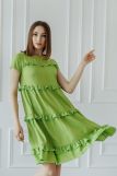 Платье Лили (Зеленый) (Фото 3)