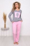 Пижама 57118 (Серо-розовый) (Фото 3)