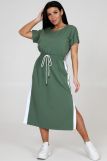 24786 платье женское (Зеленый) (Фото 3)