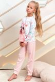 Пижама д/дев детская Juno AW21GJ548 O Sleepwear Girls (Розовый собачка) (Фото 3)