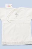 Крестильная рубашка поплин 06002 (Белый) (Фото 3)