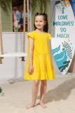 Платье 9184 детское (Желтый) (Фото 1)