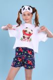 Пижама для девочки Арбуз арт.ПД-019-037 (Белый) (Фото 3)