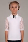 Блузка для девочки Шарлиз Арт. 13237 (Крем) (Фото 1)