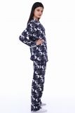 Пижама-костюм для девочки арт. ПД-006 (Кошки синие) (Фото 3)