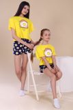 Пижама для девочки Яичница арт. ПД-019-036 (Желтый) (Фото 2)