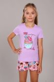 Пижама для девочки Кексы арт. ПД-009-027 (Светло-сиреневый) (Фото 1)