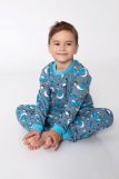 КосмоДино - детская пижама теплая (Серый) (Фото 3)