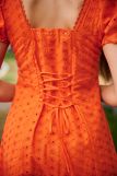 Платье 7339 (Оранжевый) (Фото 2)