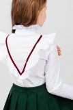 Блузка для девочки SP0622 (Бело-бордовый) (Фото 3)
