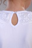 Блузка для девочки Вероника 13141 (Белый) (Фото 3)