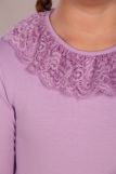Блузка для девочки Вероника 13141 (Светло-сиреневый) (Фото 3)