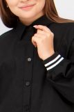 Блузка оверсайз для девочки SP1013 (Черный) (Фото 2)