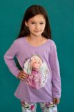Пижама 22762 Barbie дл. рукав (Лиловый) (Фото 3)