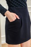 14101106 юбка женская (Темно-синий) (Фото 3)