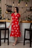 Платье 8227 (Красный) (Фото 1)