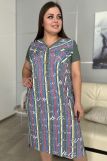 Платье 7308 (Хаки) (Фото 1)