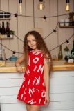 Платье 8233 детское (Красный) (Фото 3)