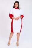 Платье 52235 (Красно-белый) (Фото 2)