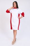Платье 52235 (Красно-белый) (Фото 3)