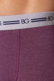Набор трусов BeGood UM1202A Underwear 3 шт. (Темно-серый меланж/бургунди меланж/синий меланж) (Фото 3)
