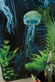 Полотенце пляжное Медузы (Темно-синий) (Фото 2)