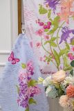 Набор полотенец Цветы и письма (Серо-голубой) (Фото 2)