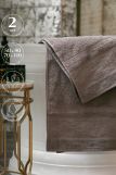 Комплект махровых полотенец "Mia Cara" (2 шт) (50х90_70х140) Беатрис (Мокко) (Фото 1)