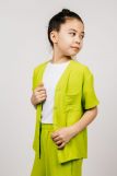 Рубашка для девочки 0610 (Салатовый) (Фото 1)
