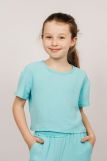 Блузка для девочки 05113 (Голубой) (Фото 1)