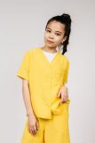 Рубашка для девочки 0610 (Желтый) (Фото 1)