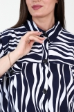 Платье-рубашка р73 Мария зебра (Фото 2)