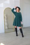Платье 22264 (Темно-зеленый) - Модно-Трикотаж