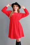 Платье 22264 (Красный) - Модно-Трикотаж