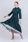 Платье 22267 (Темно-зеленый) - Модно-Трикотаж