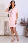 Сорочка 42018 (Розовый) - Модно-Трикотаж