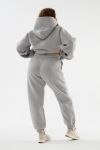 Брюки 89603 с начесом теплые костюмные (Светло серый) - Модно-Трикотаж