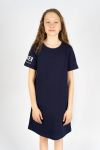 Платье для девочки 81191 (Темно-синий) - Модно-Трикотаж