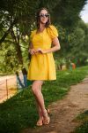 Платье 7339 (Желтый) - Модно-Трикотаж