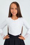 Блузка для девочки SP62999 (Белый) - Модно-Трикотаж